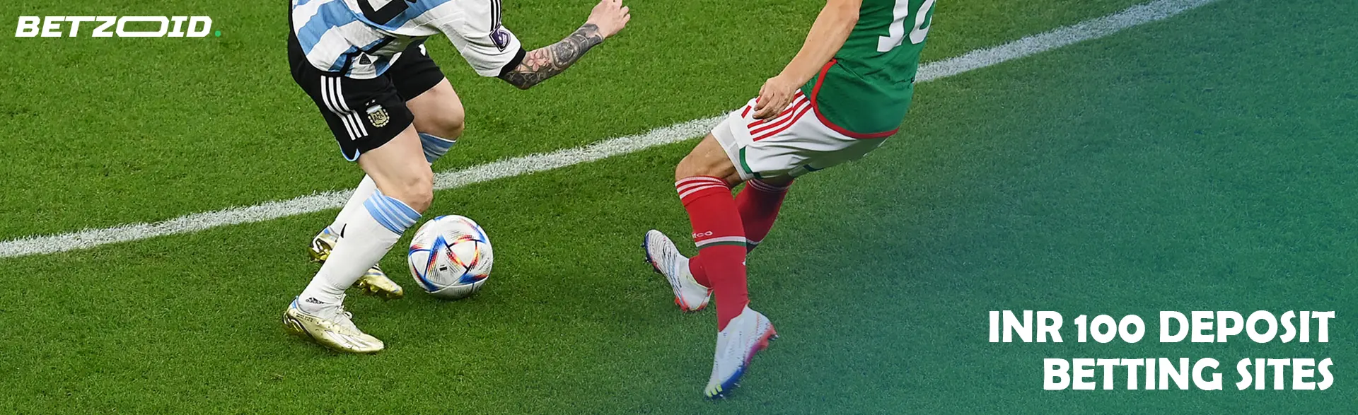 Soccer players in action during the game.