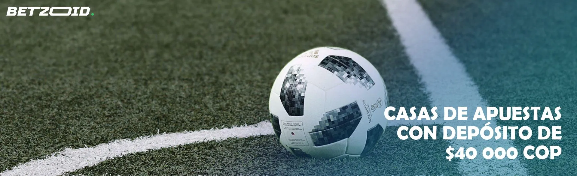 El balón de fútbol yace sobre el césped.