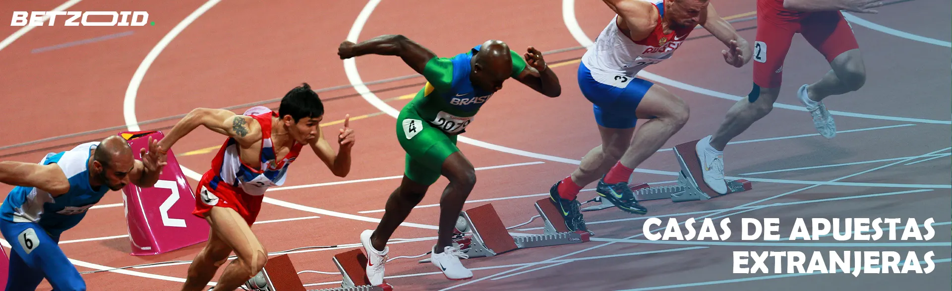 Los corredores comienzan durante la carrera.