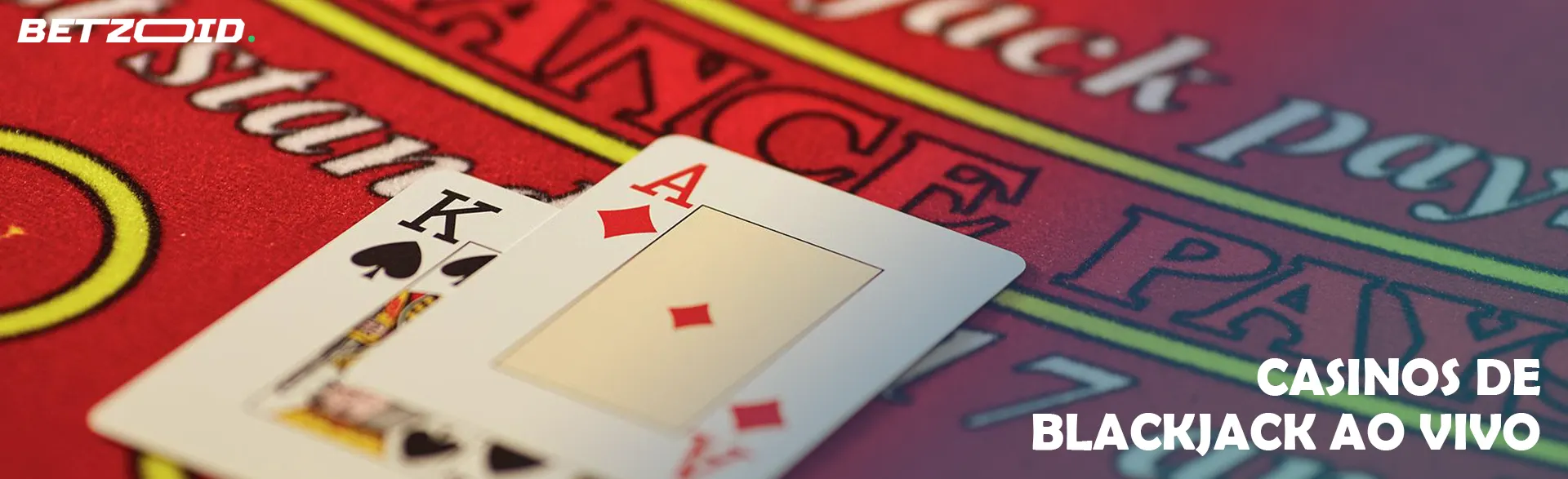 Duas cartas na mesa do casino.