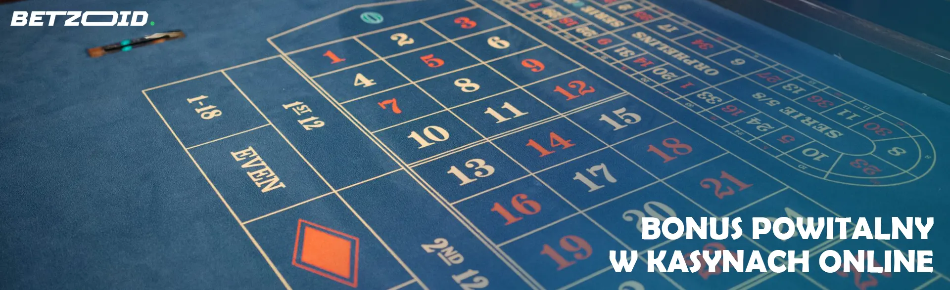 Pusty stół do ruletki.