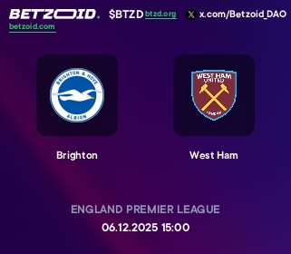 Brighton - West Ham