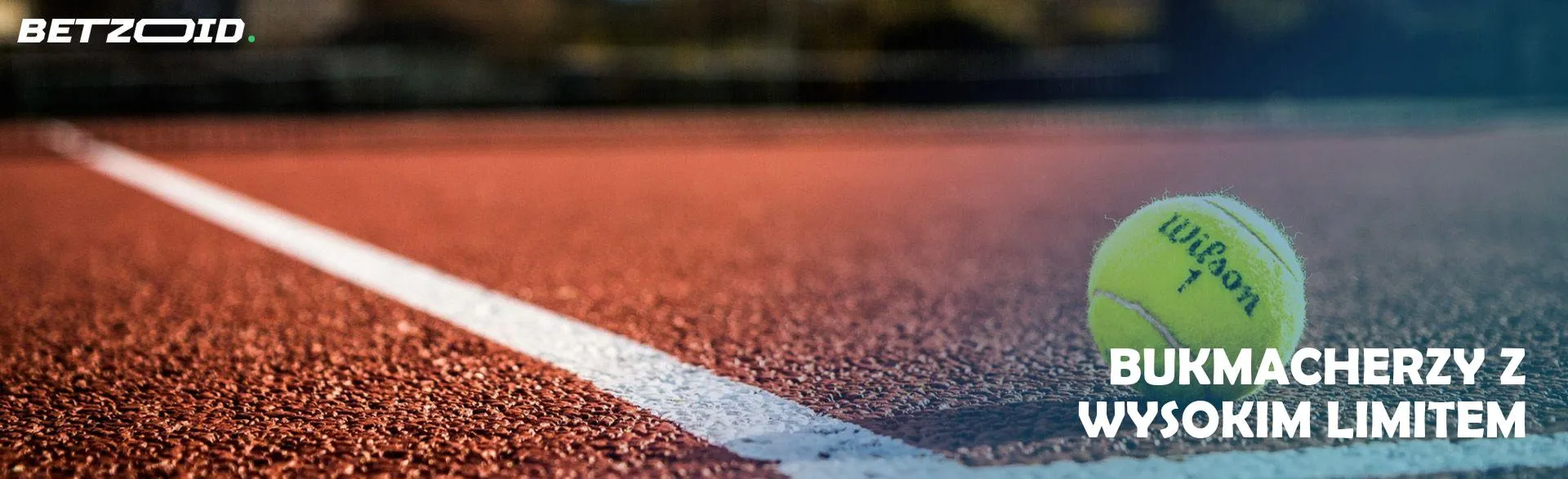 Piłka tenisowa leży na korcie.