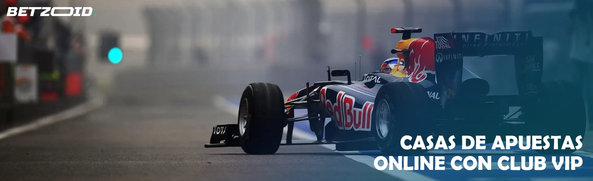 Coche de Fórmula 1 en la pista.