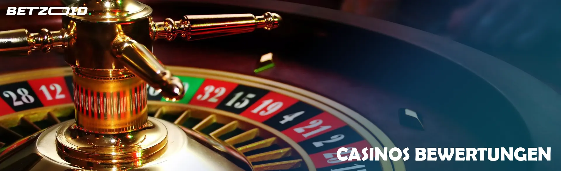 Roulette-Rad im Casino.