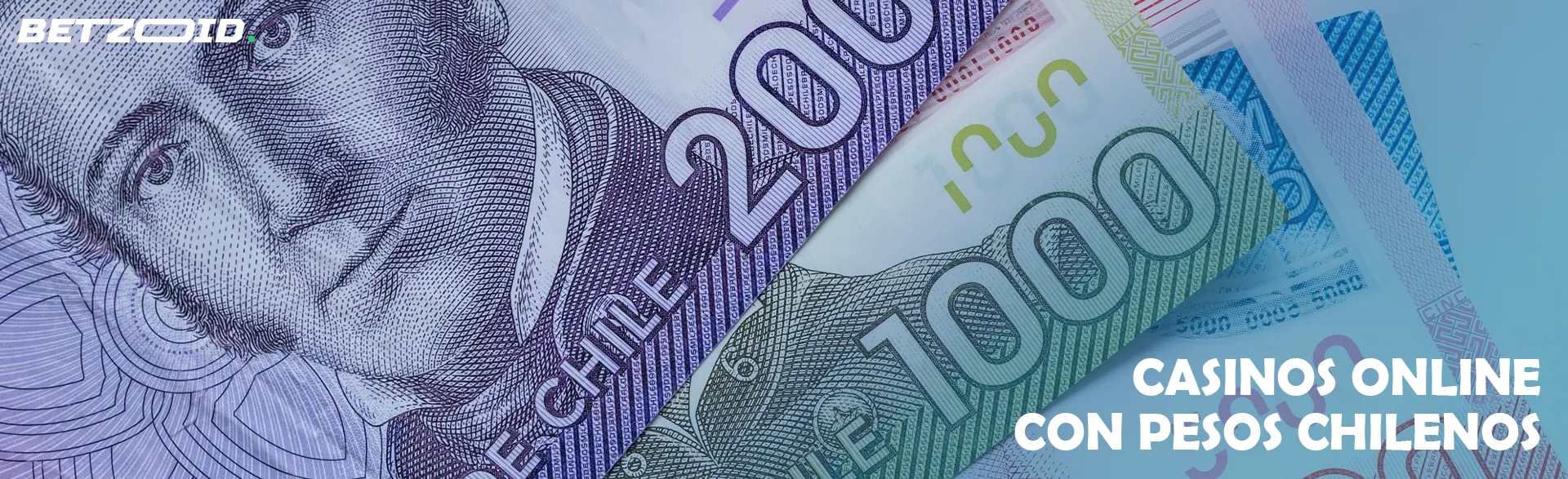 Billetes de pesos chilenos.