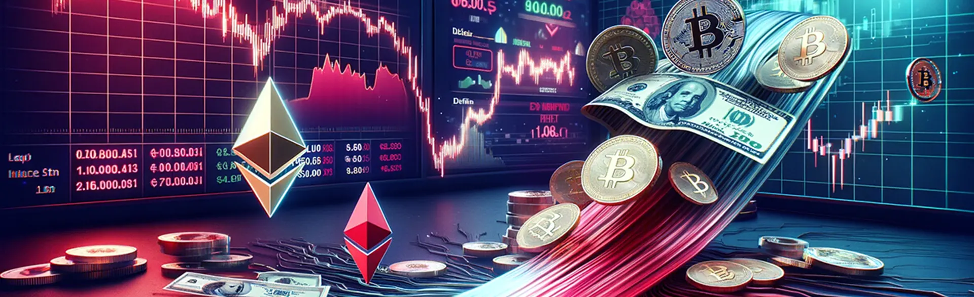 Different types of cryptocurrencies.