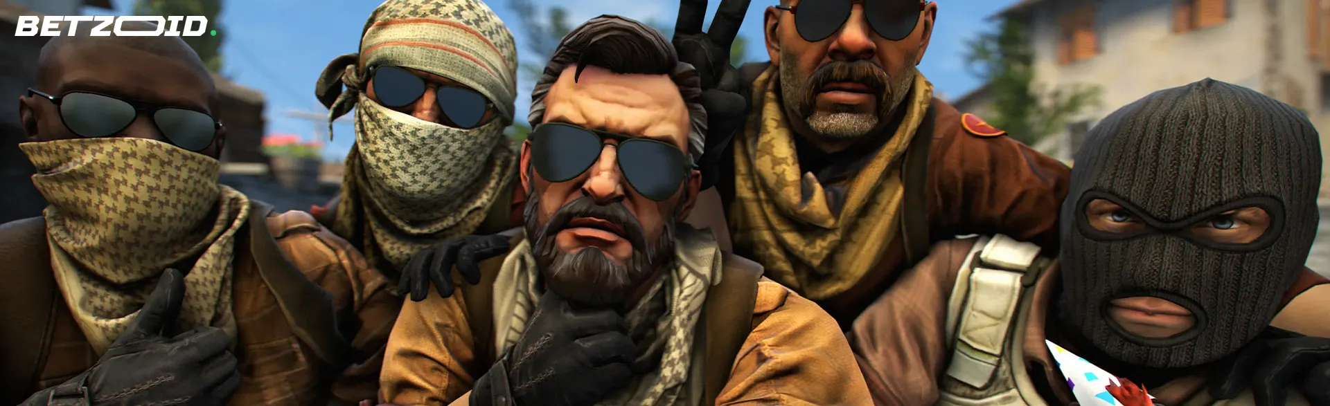 CSGO game characters.