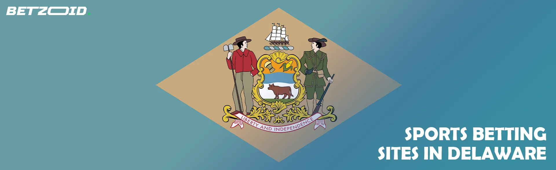 Flag of the state of Delaware.