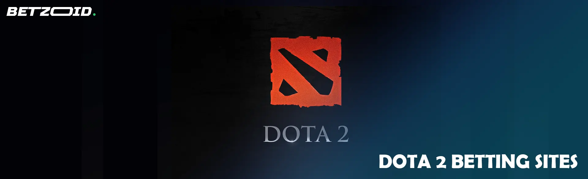 DOTA 2 logo on a dark background.