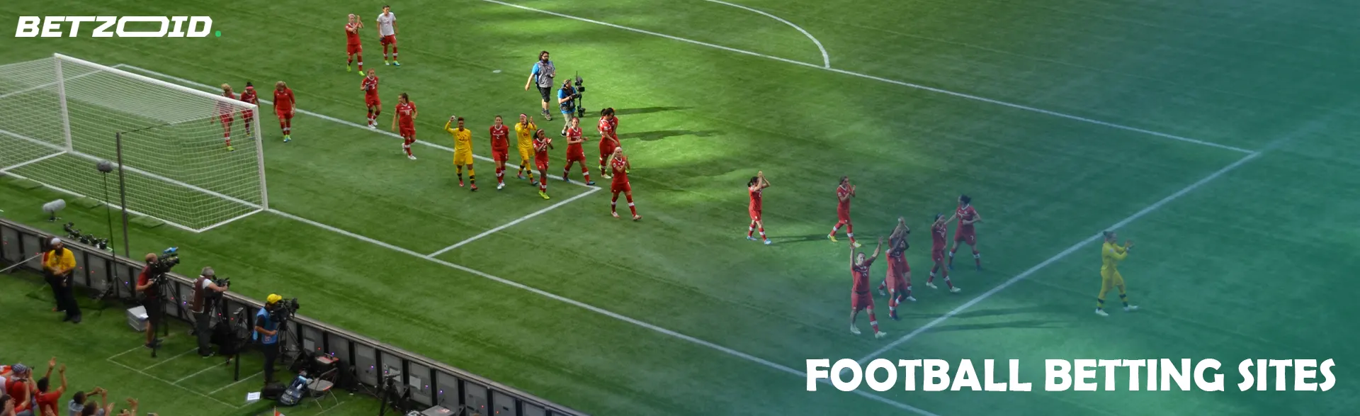 Football players on the field.