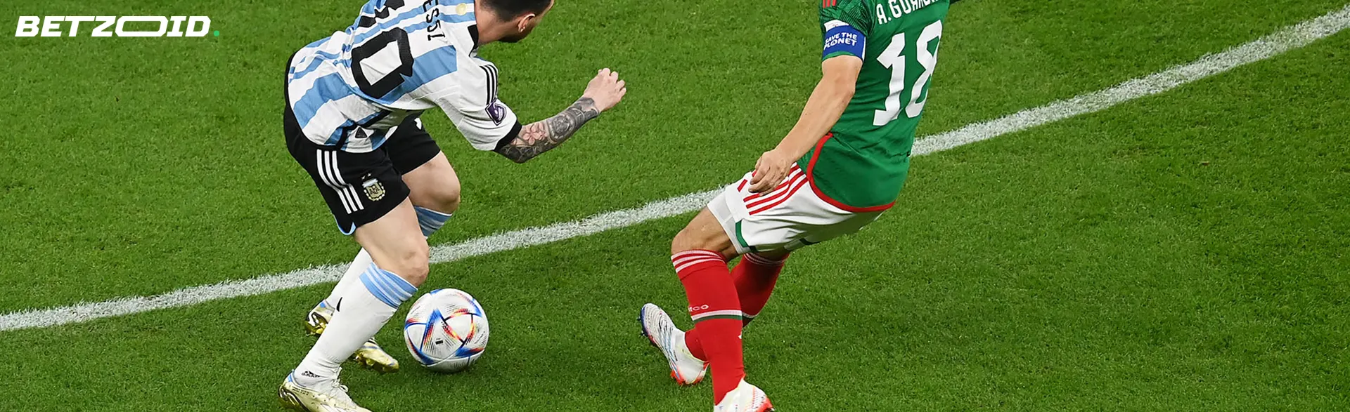 Football players in action during the game.