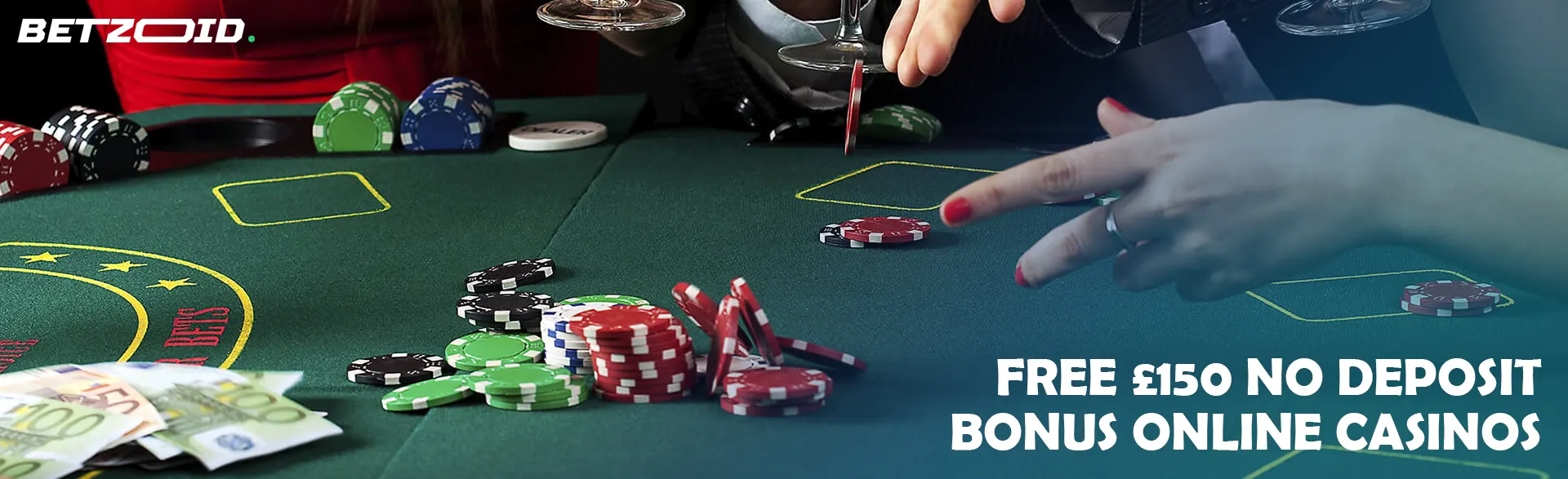 The player throws chips on the casino table.