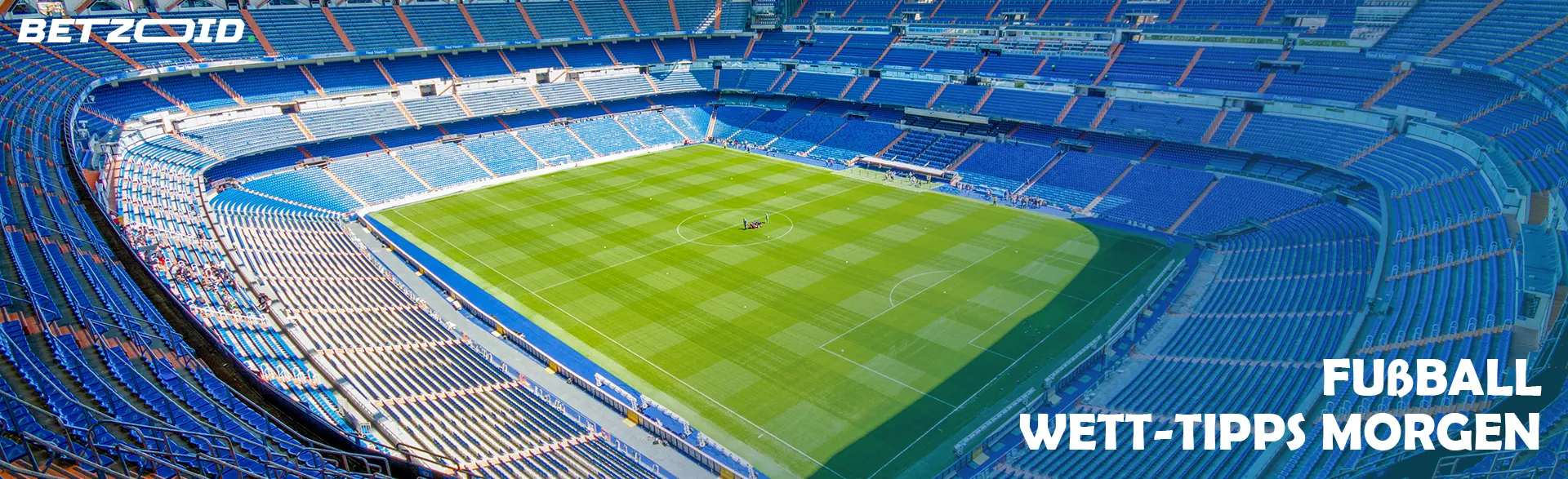 Leeres Fußballstadion.