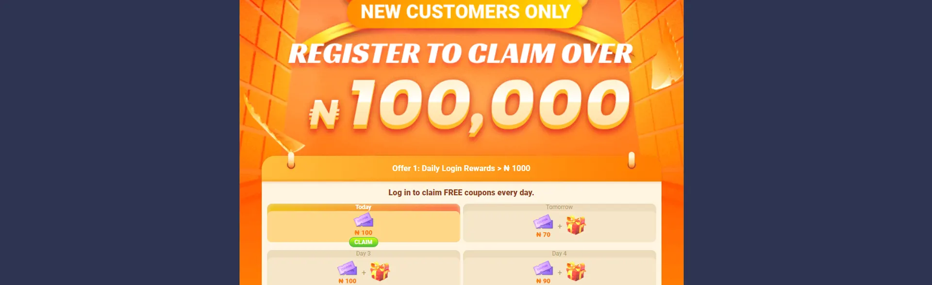 Page with welcome bonus for new customers on iLotbet.