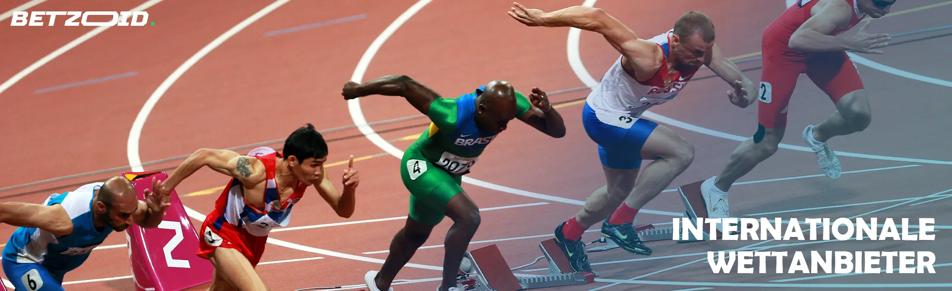 Athleten am Start des Rennens.