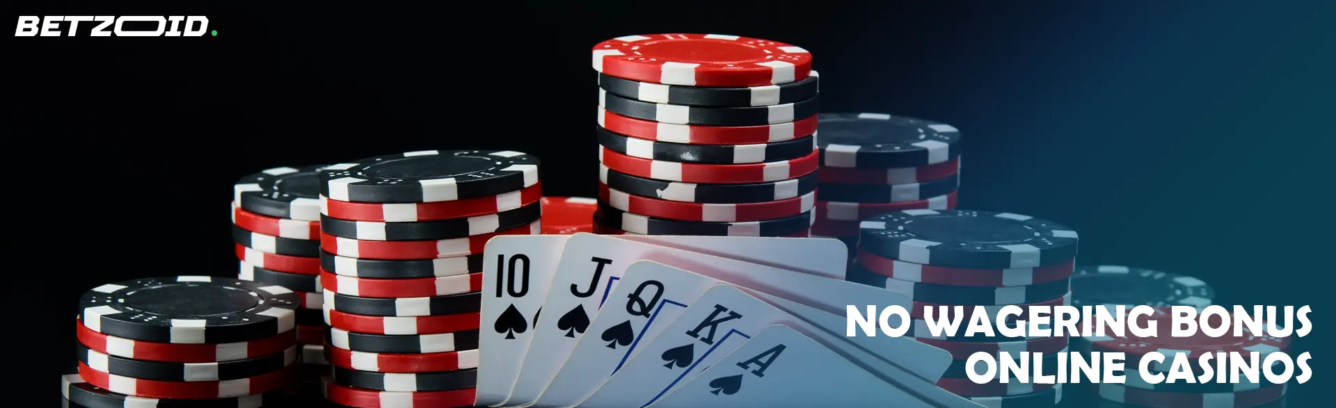 Poker chips and cards on a black background.