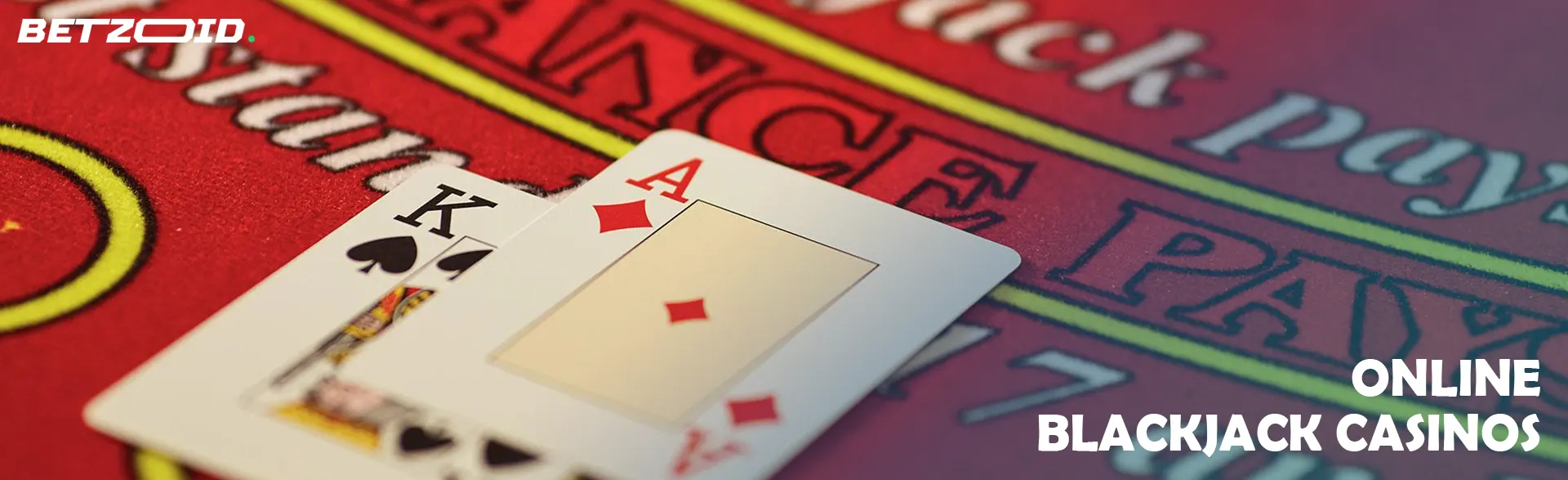 Two cards on the casino table.