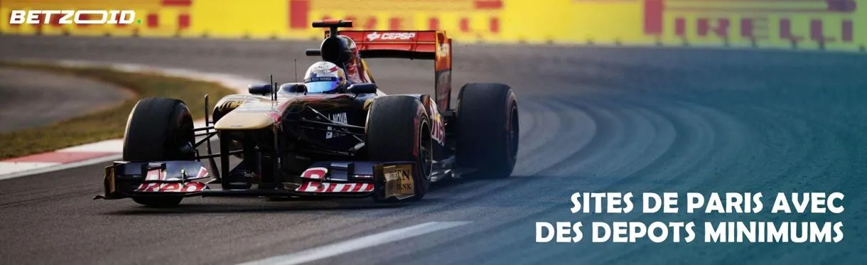 Voiture de Formule 1 sur la piste.