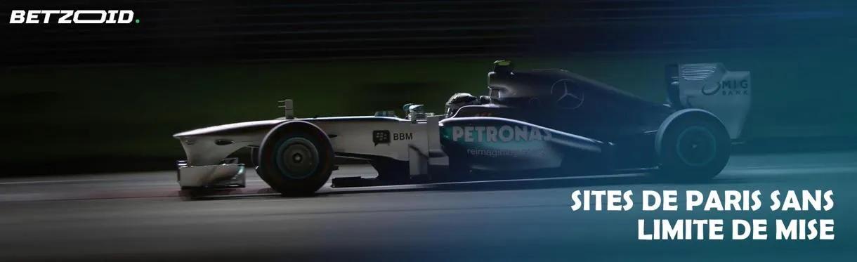 Voiture de course sur piste.