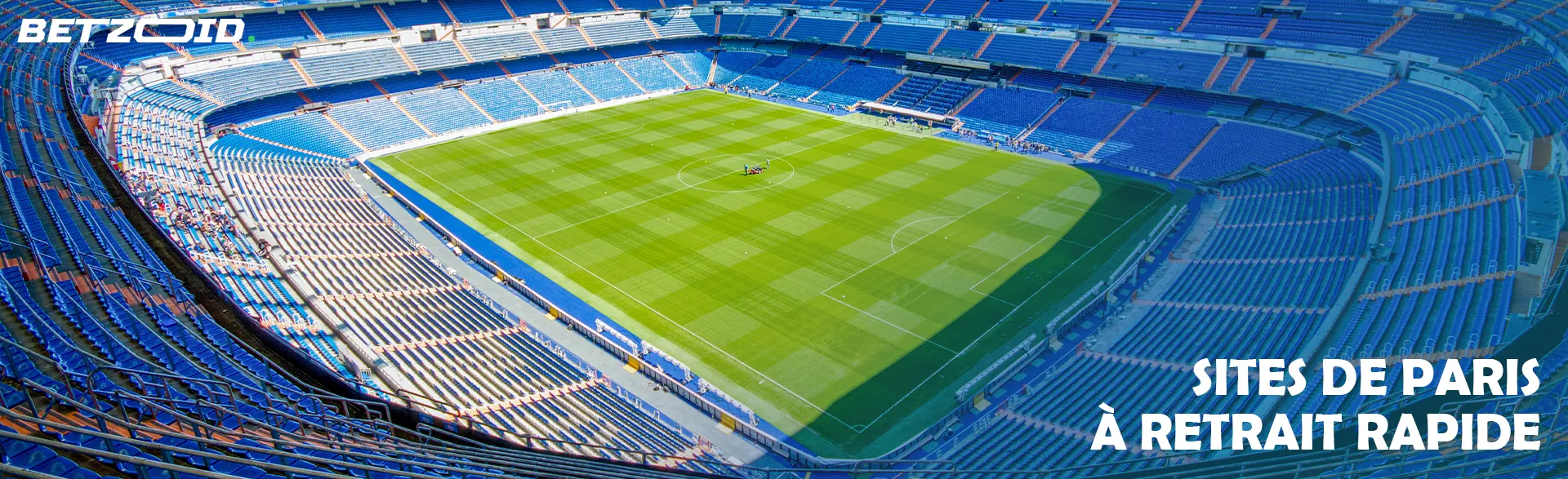 Un stade de football vide.