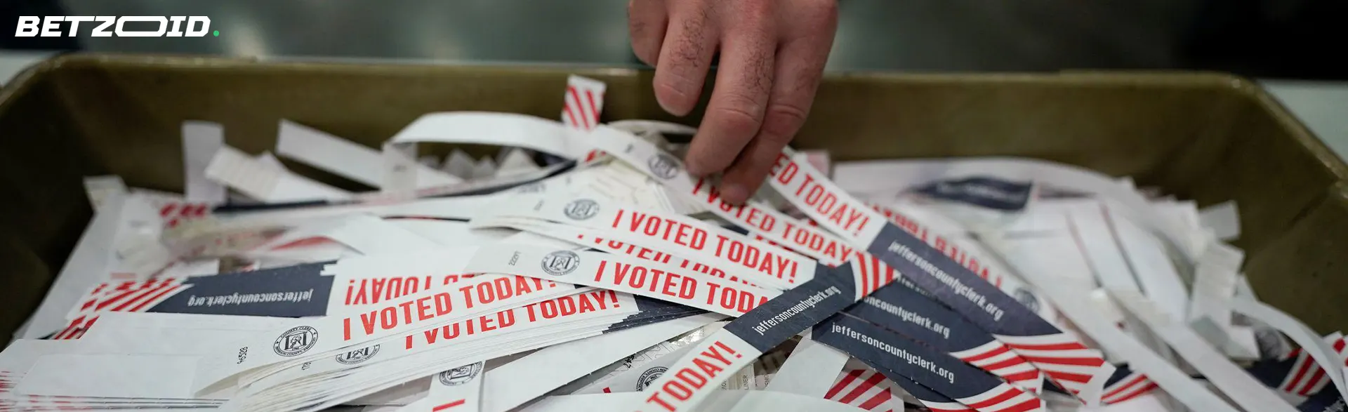People take a bracelet with the inscription 