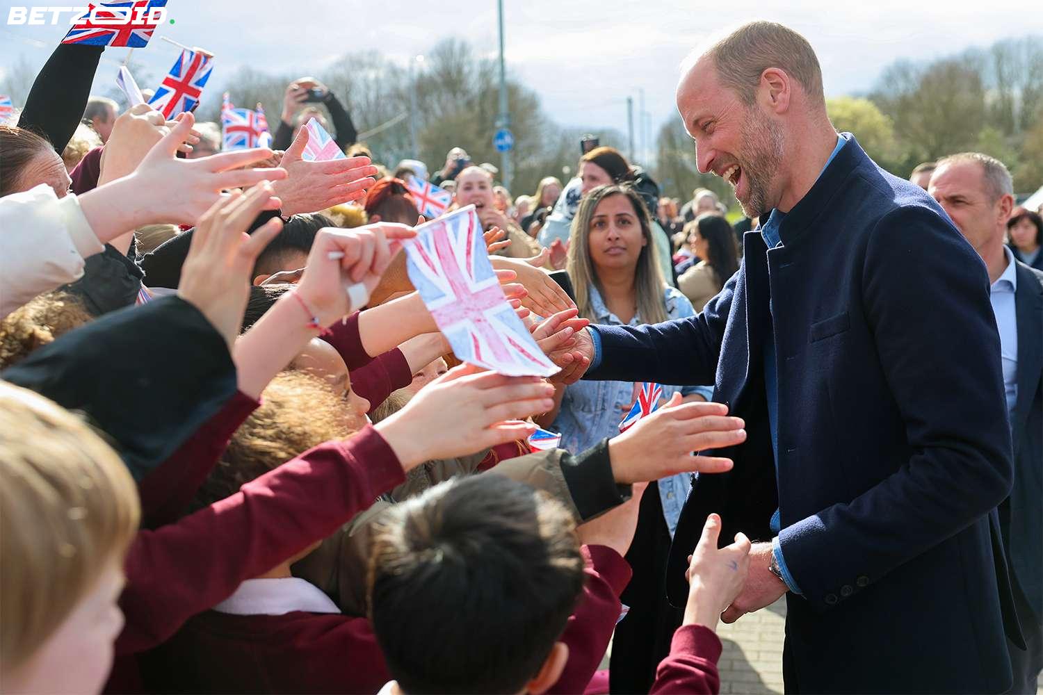 Prince William Delights Football Fans and Supports FA Diversity Initiative.