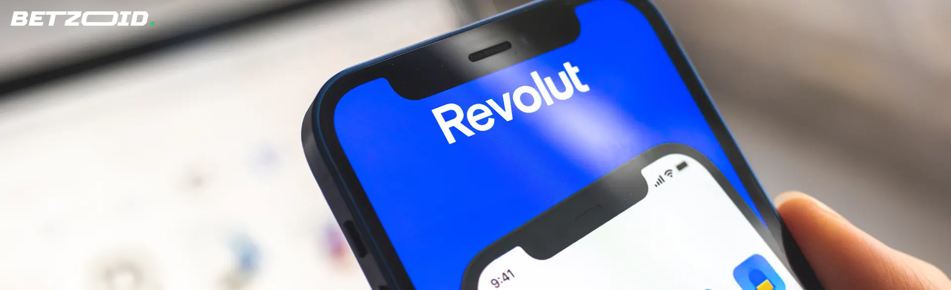 Revolut app on smartphone screen.