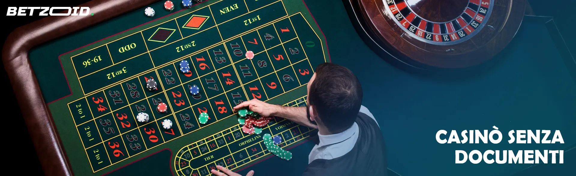  Roulette con croupier in un casinò.