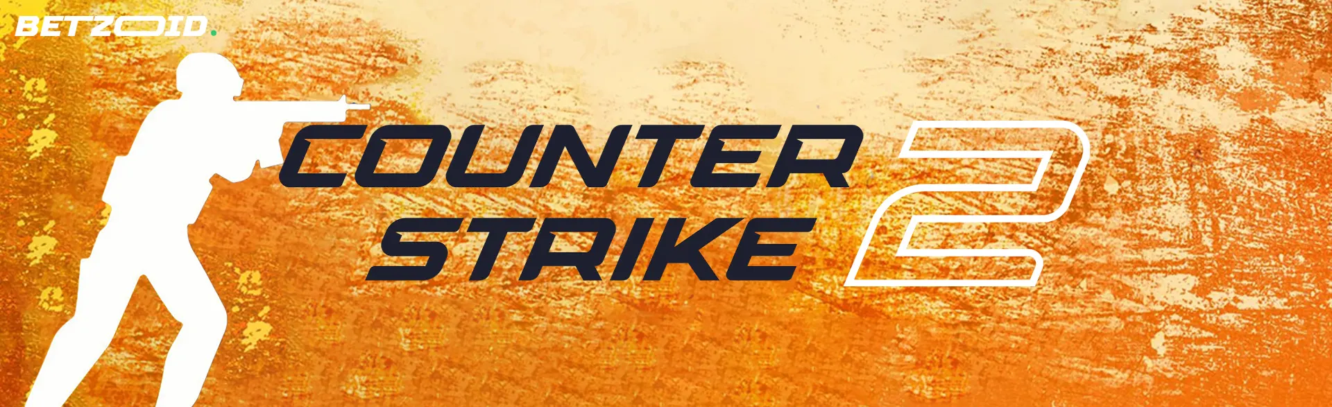 CS2 logo on an orange background.