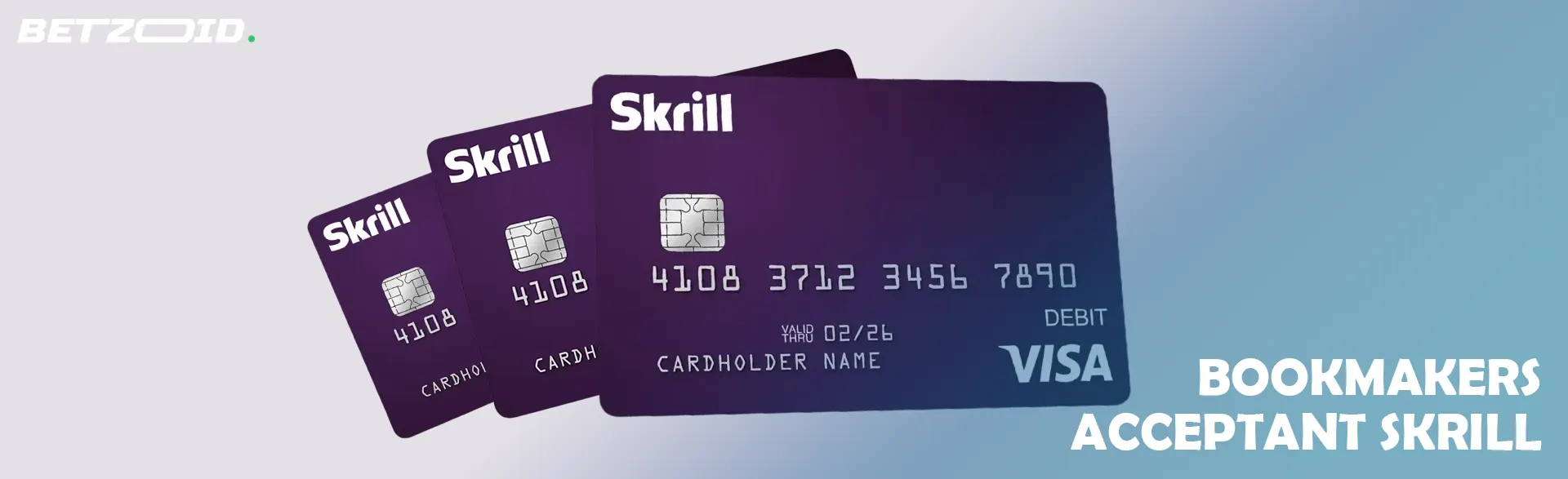  Plusieurs cartes Skrill. 