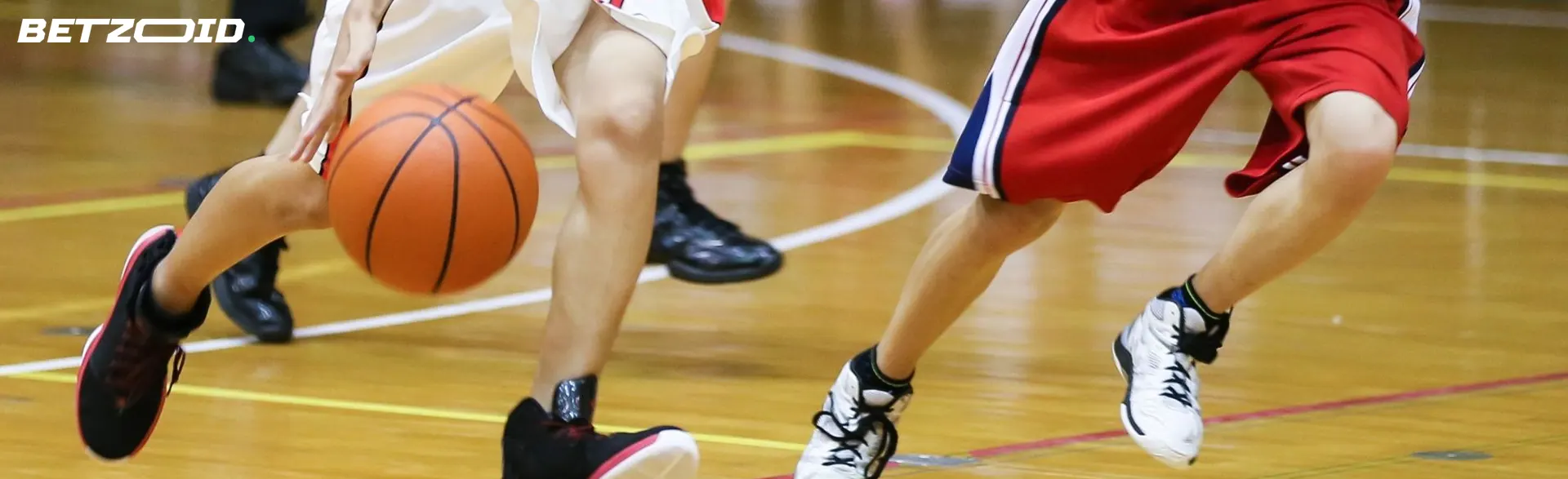 Giocatori di basket in azione.