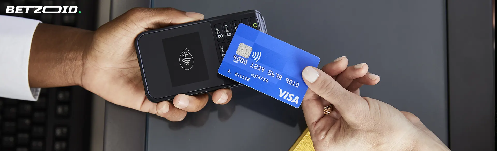 Scommesse con pagamento con carta Visa.