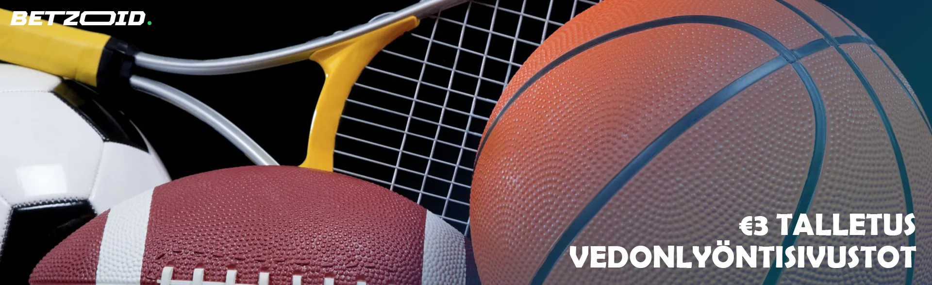 Erilaisia ​​urheiluvälineitä.