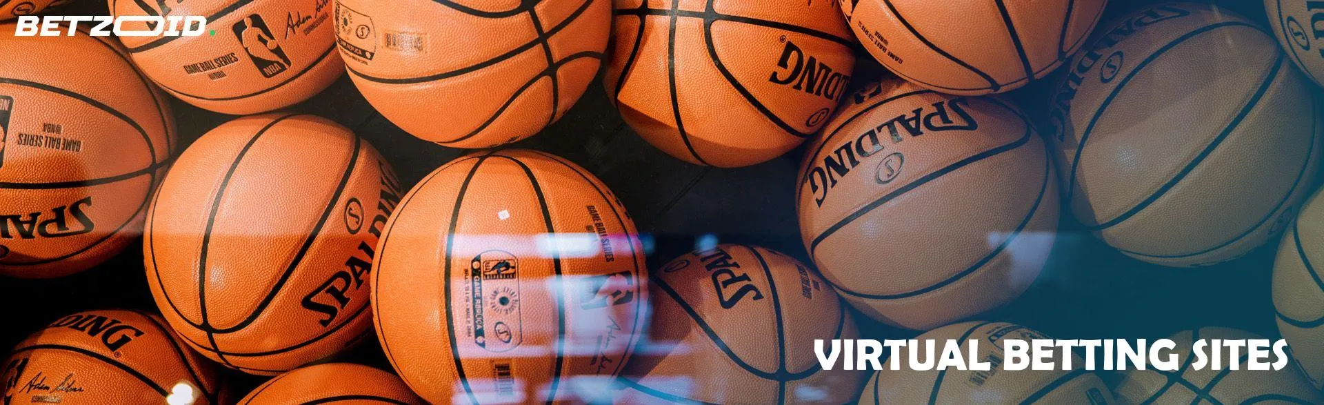 A pile of basketballs.