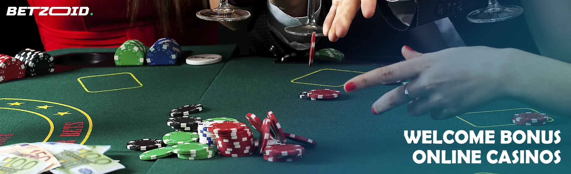 Players at the table throw casino chips.
