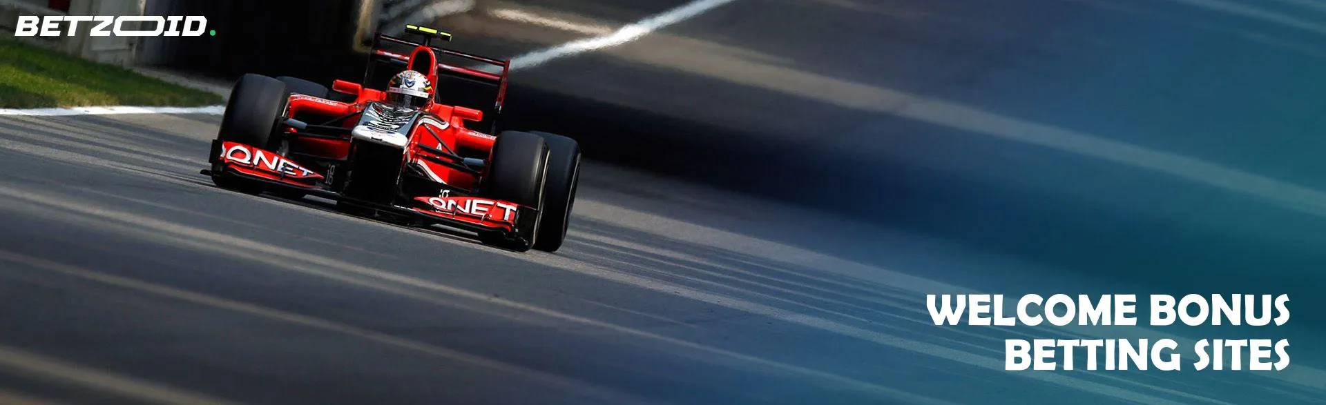 Formula 1 car on the track.