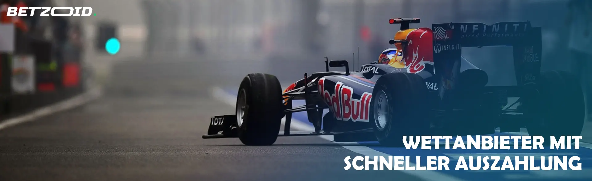 Formel-1-Auto auf der Strecke.